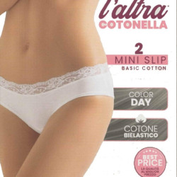 Cotonella Slip Donna In Cotone Elasticizzato Colorato Cotonella 3362 Moda (  Tri-pack), Ingrosso MUTANDE DONNA