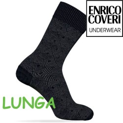 Calza uomo lunga caldocotone Enrico Coveri Fashion Line 248Ass - 12 paia