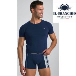 Coordinato uomo boxer e t-shirt Il Granchio GC1296